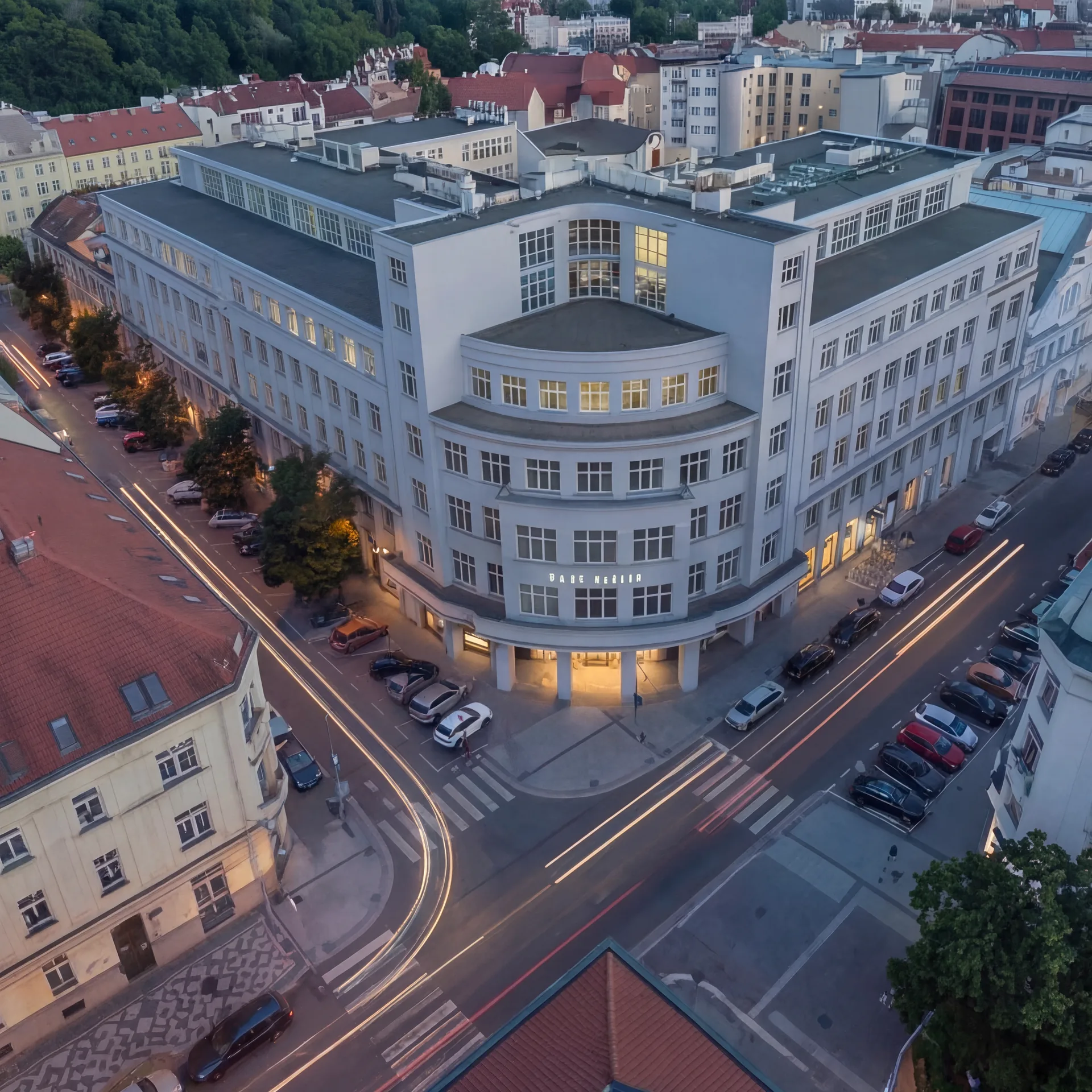 Palác Karlín view